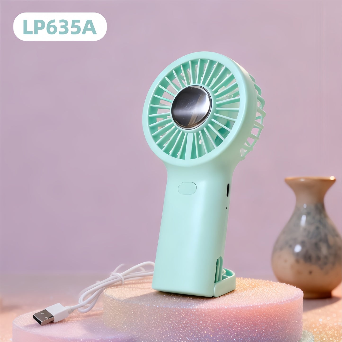 Damen Tragbarer USB Handventilator mit ergonomischem Griff Brehn