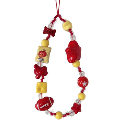 Bunte thematische Perlen-Charm-Lanyard Brehn
