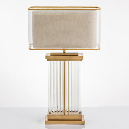 Elegante Kristall Tischlampe