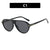 Damen trendige Oversized-Sonnenbrille mit elegantem Metallrahmen und UV-Schutz Brehn