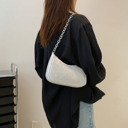 Glamouröse Nieten Abendtasche