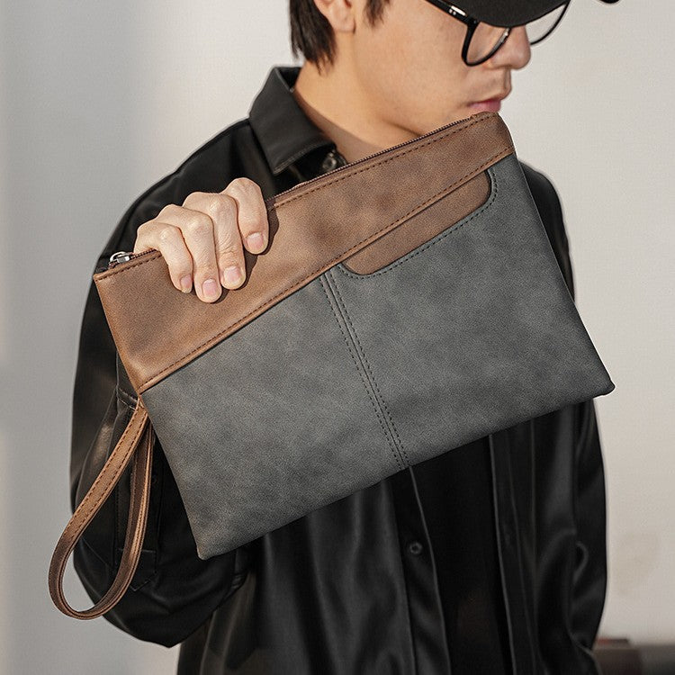 Elegante Leder-Clutch Brehn