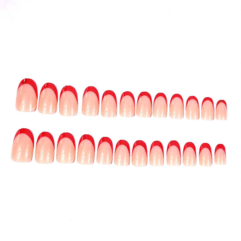 Elegantes französisches Spitzen-Nagelset Brehn