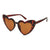 Damen Herzförmige Sonnenbrille mit UV-Schutz und hochwertiger Folienverarbeitung Brehn