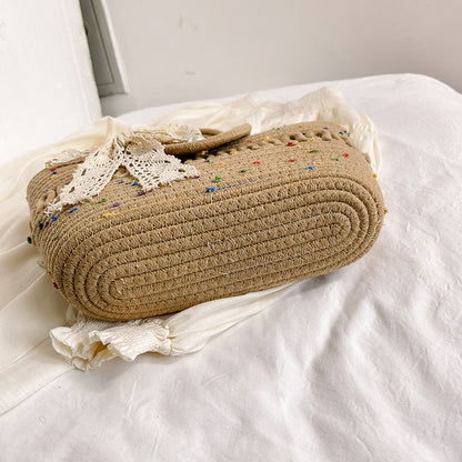 Bunte Geflochtene Tragetasche