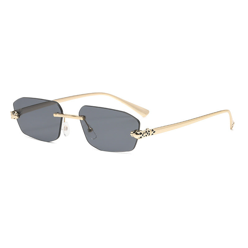 Damen elegante Halbgestell Sonnenbrille Brehn