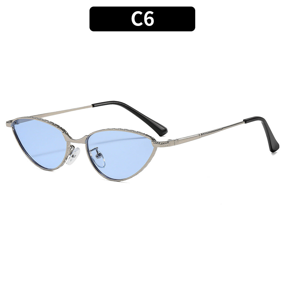 Elegante von der Vintage inspirierte Katzenaugen-Sonnenbrille