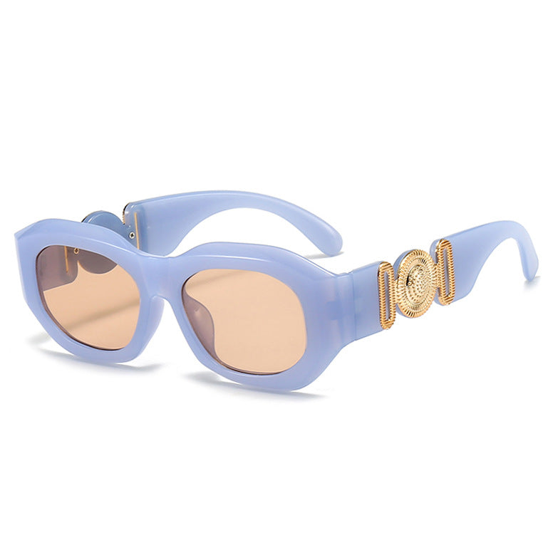 Elegante sechseckige Rahmen-Sonnenbrille