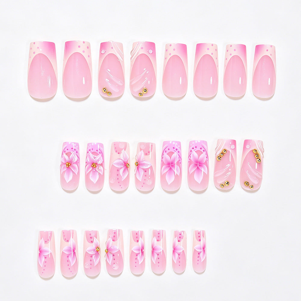 Künstlerisches Florales Nageldesign Set Brehn