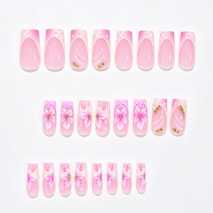 Künstlerisches Florales Nageldesign Set Brehn
