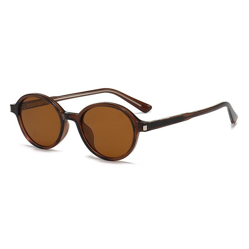 Damen modische Sonnenbrille mit geschwungenem Rahmen Brehn