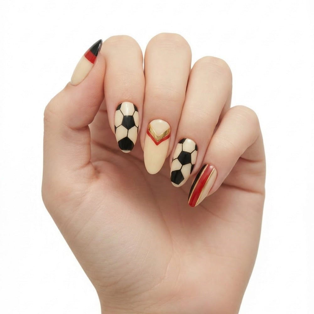 Kreative Fußball Nagelkunst Brehn