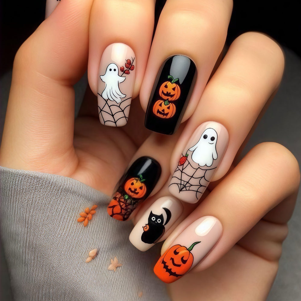 Kreative Halloween Kunstnägel Set Brehn