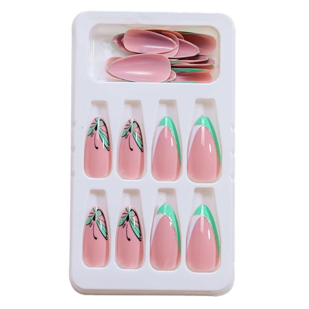 Kreatives Press-On Nageldesign Brehn