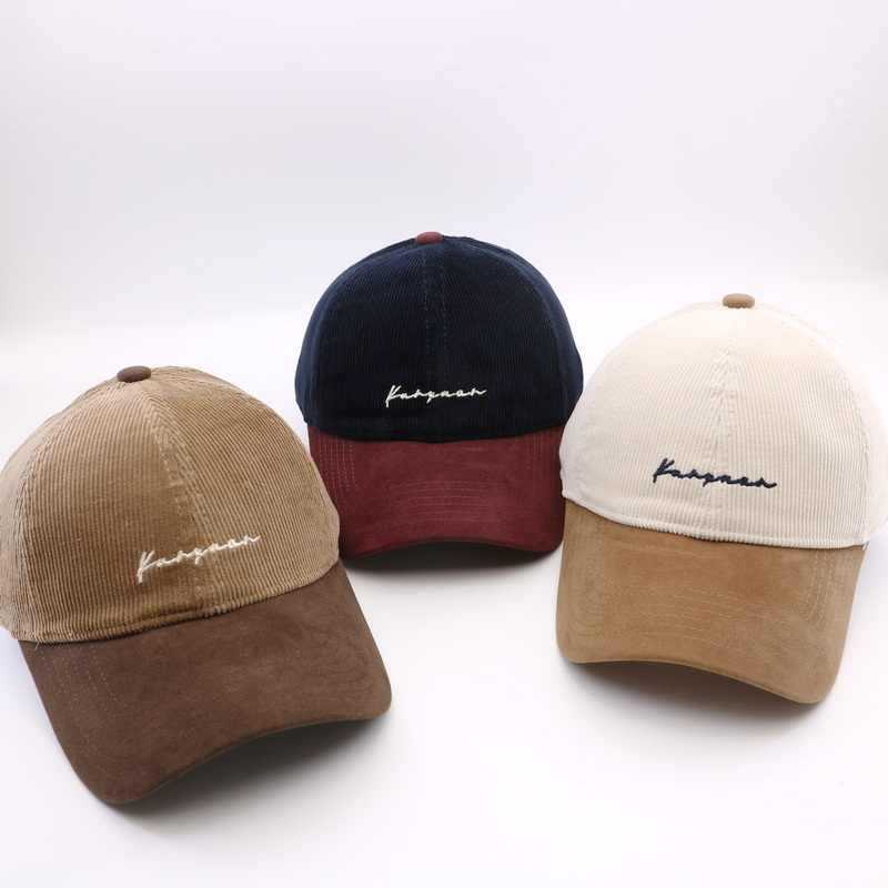 Unisex Strukturierter Cordhosen Baseball Cap Brehn