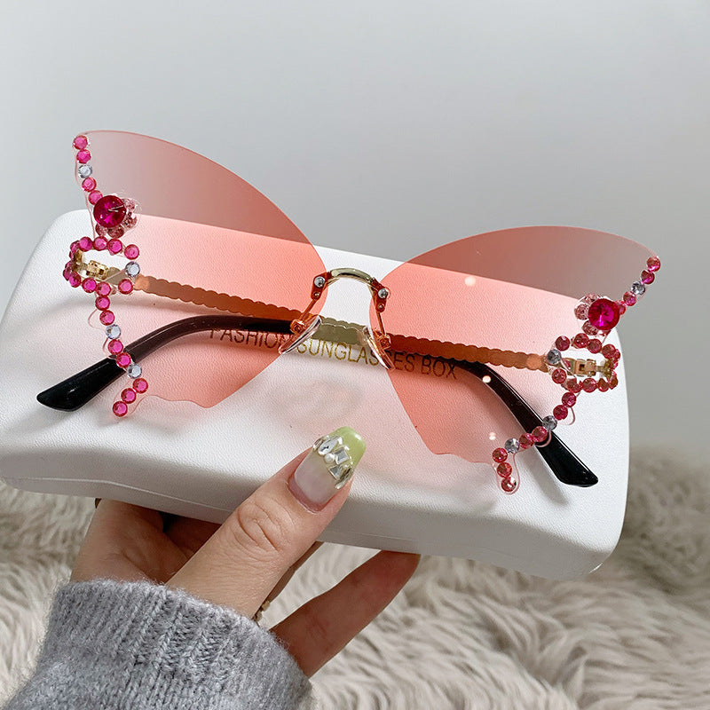 Damen extravagant designte Sonnenbrille Brehn