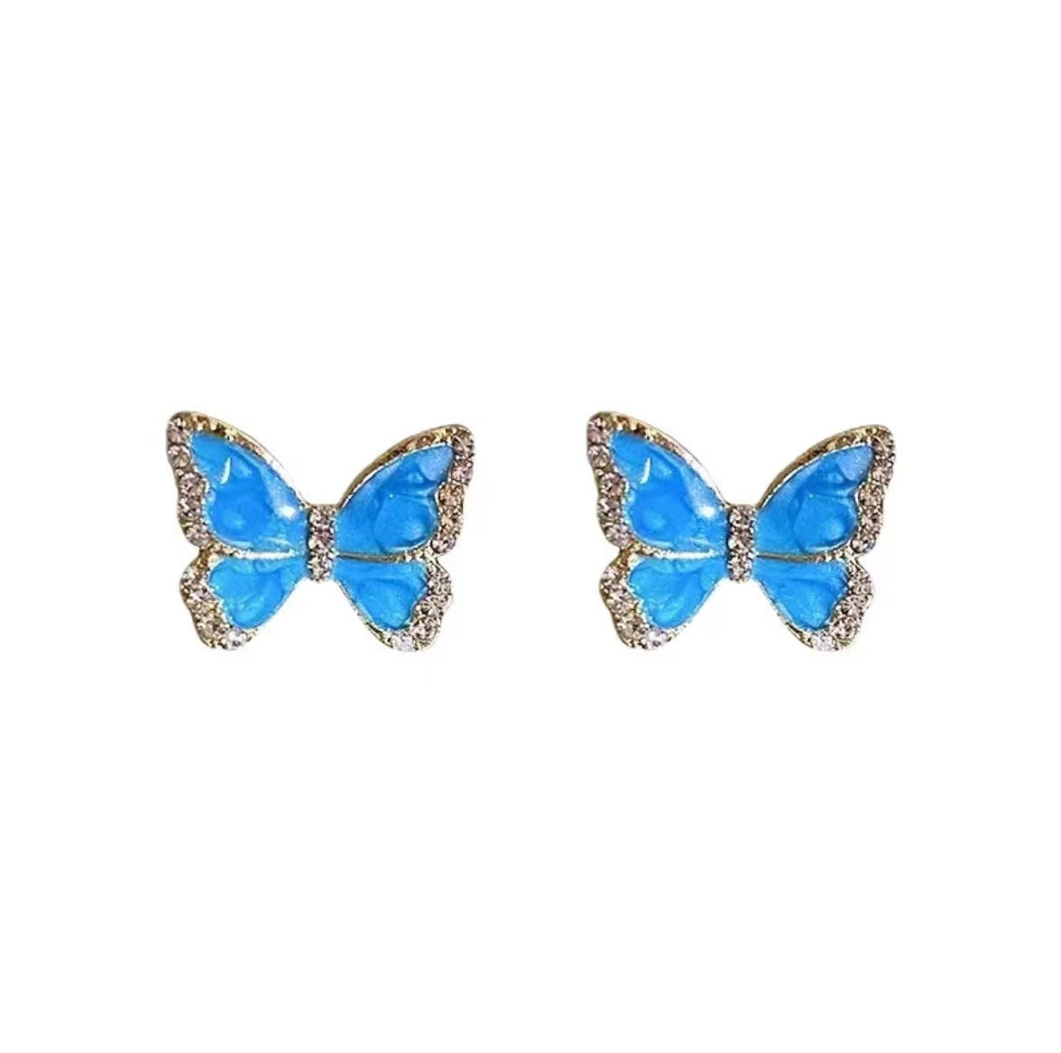Elegante Schmetterlings-Ohrringe Brehn