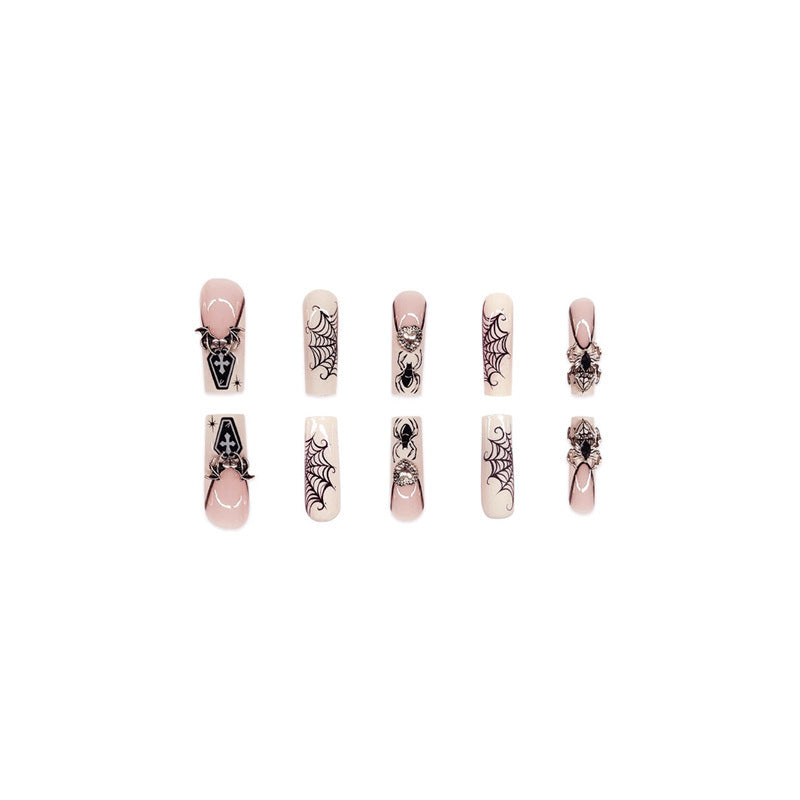 Halloween-Themen Press-On Nail Art Extensions Brehn