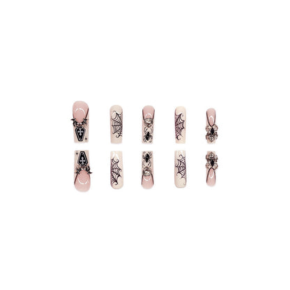 Halloween-Themen Press-On Nail Art Extensions Brehn