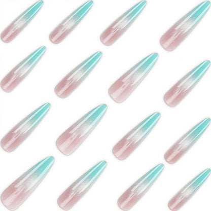 Gradient Press-On Nails Brehn