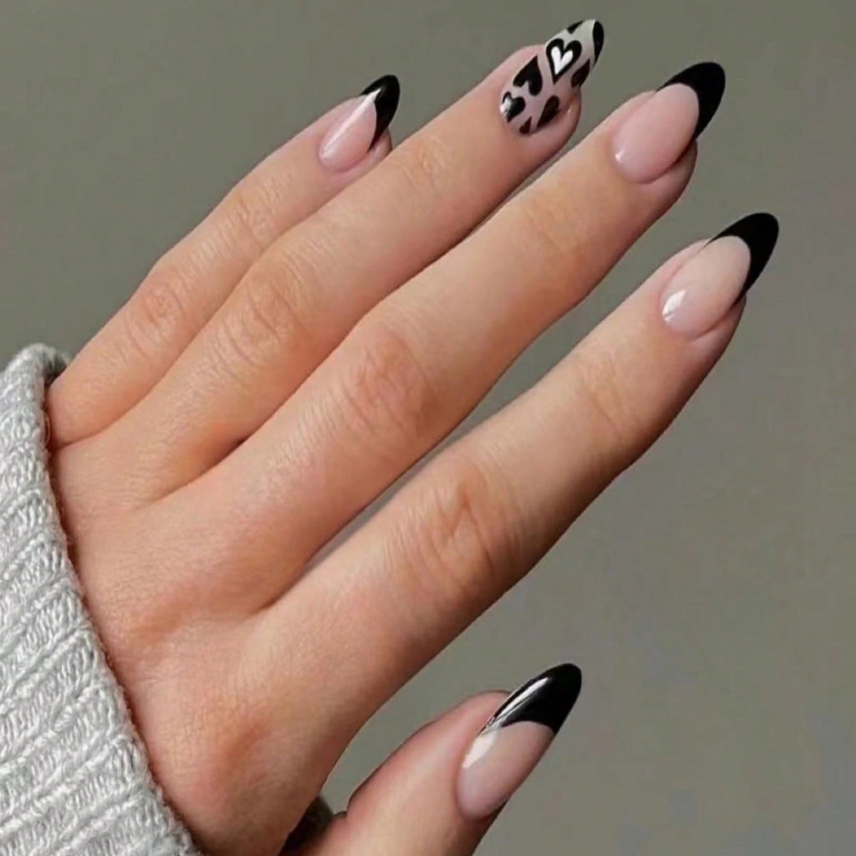 Elegantes Spitz-Französisches Tipps-Nagelkunst-Set