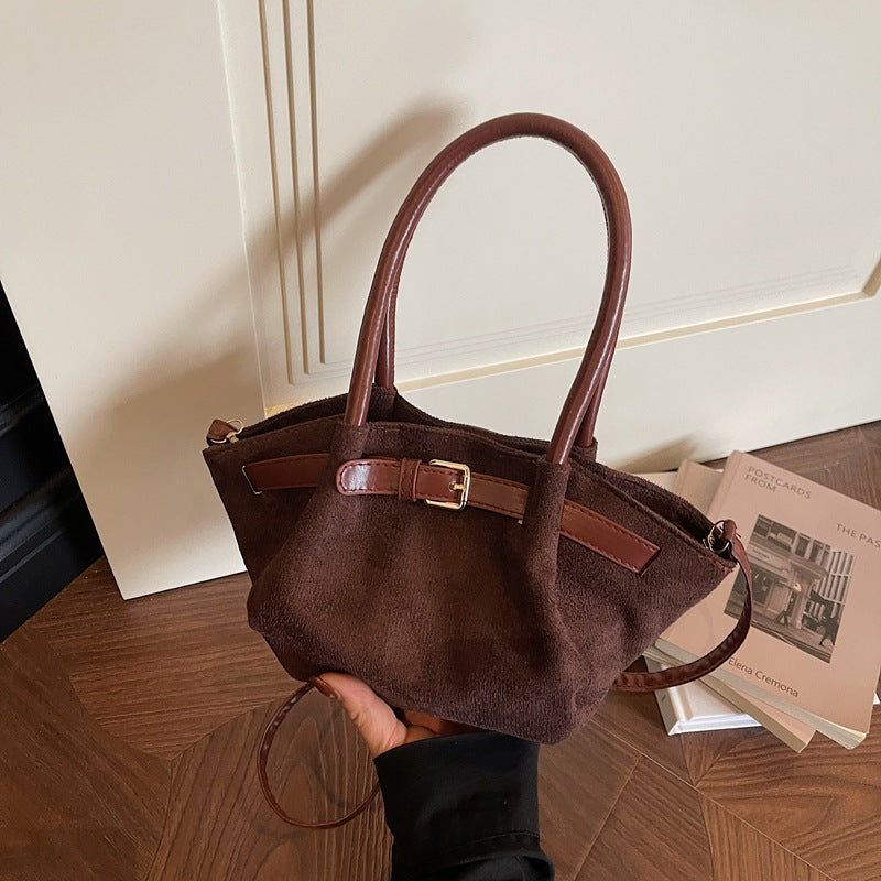 WoChic Wildleder Umhängetasche Brehn