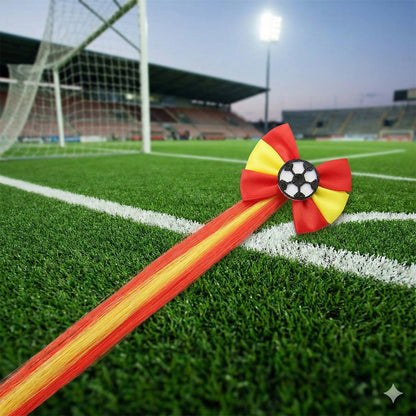 Fußball-Themen-Haarbow-Clip Brehn