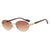 Damen modische Sonnenbrille im eleganten Retro-Stil mit hochqualitativen Gläsern und Holzdetails Brehn