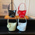 WoChic Patente Leder Eimer Tasche Brehn
