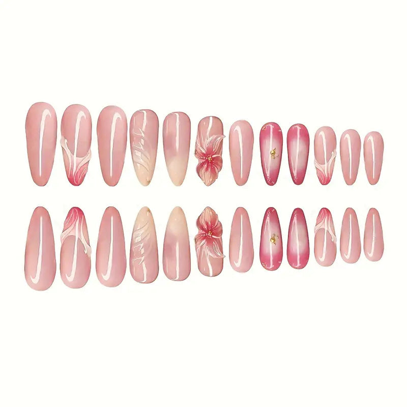 Florale Nail Art Verbesserungen Brehn