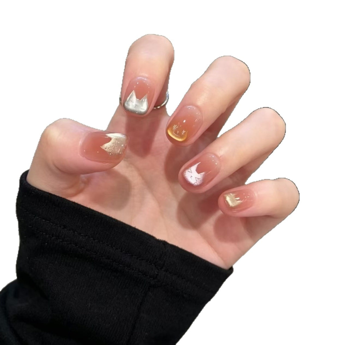 Künstlerische Minimalistische Nagelkunst