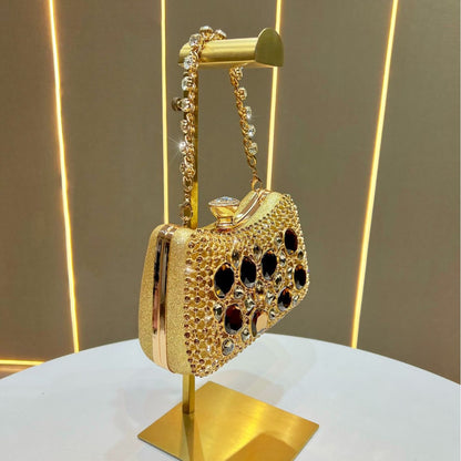 Opulente Bejeweled Abendtasche