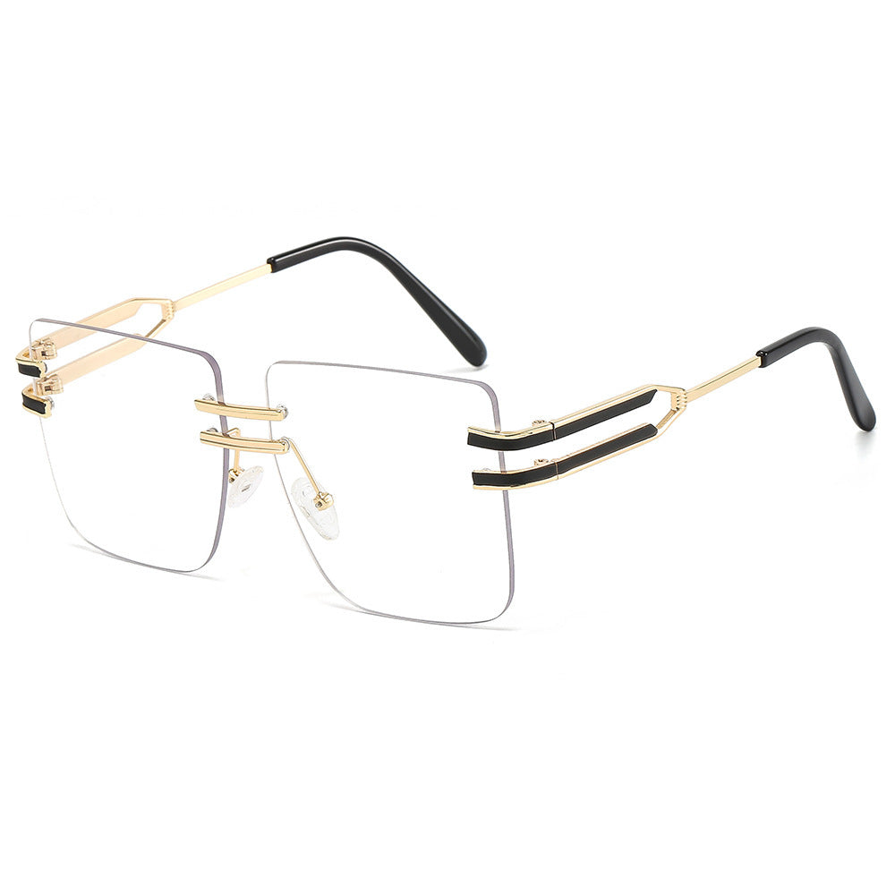 Damen modische Sonnenbrille mit extravagantem Rahmen und filigranen Akzenten Brehn