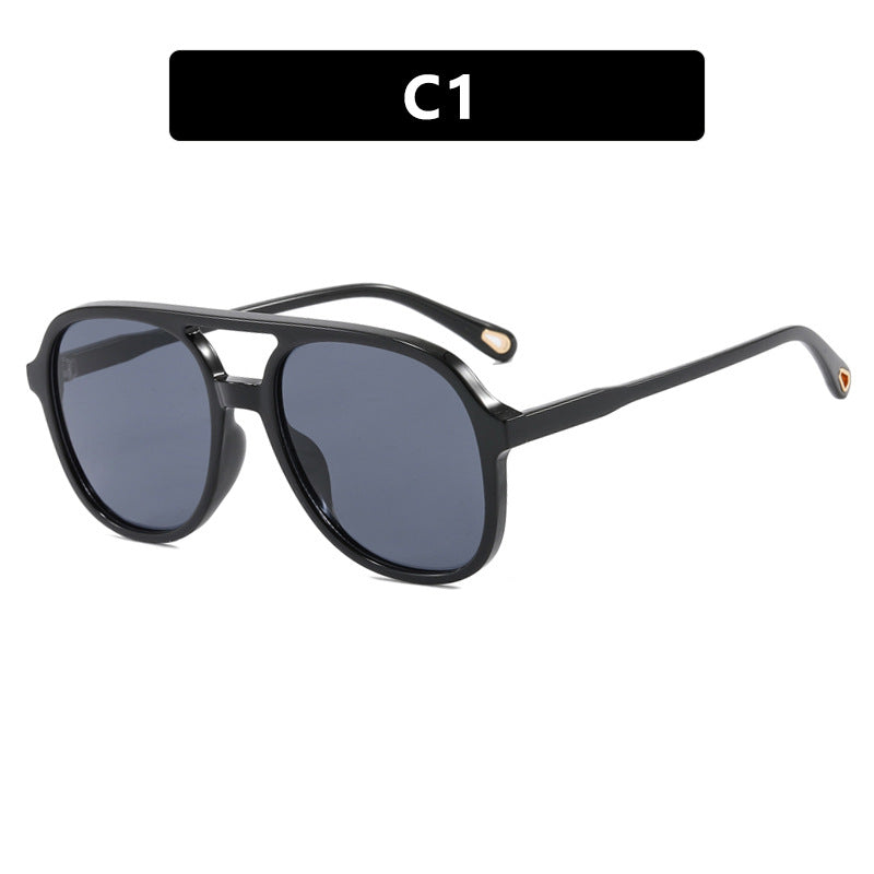 Damen geometrische Sonnenbrille mit luxuriösem Rahmen Brehn