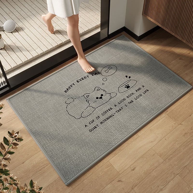 Elegante moderne Badezimmermatte Brehn
