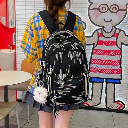 Stylische gesteppte Rucksack Brehn