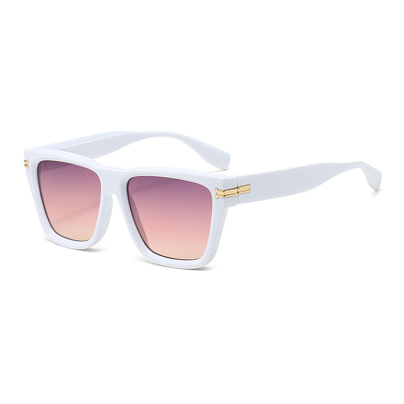 Damen Moderne Quadrat-Sonnenbrille mit exklusiven Akzenten Brehn