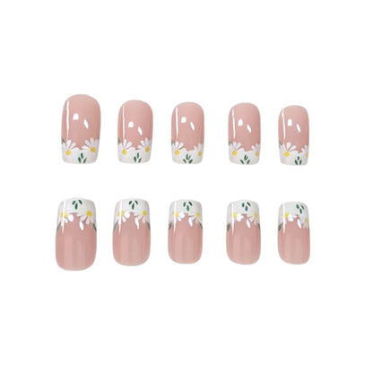 Florale Französische Tipp Nagelverlängerungen Brehn 1789915351