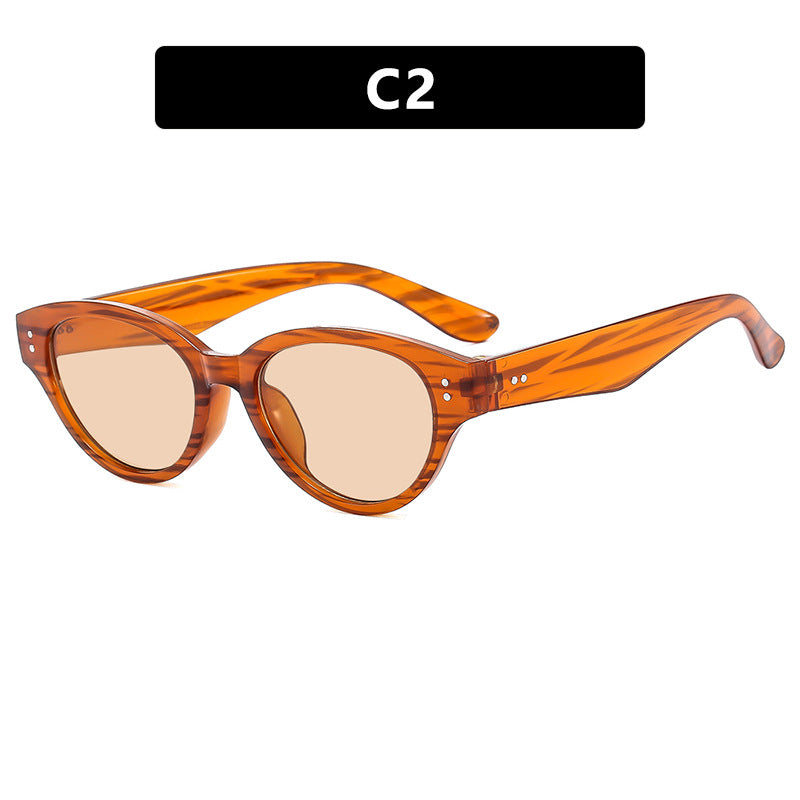 Damen Cat-Eye Sonnenbrille mit robustem Rahmen und polarisierenden Gläsern Brehn