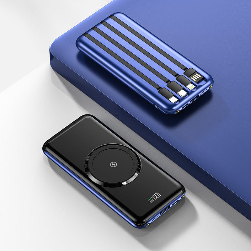 Tragbare Powerbank mit Schnellladefunktion und LED-Display Brehn