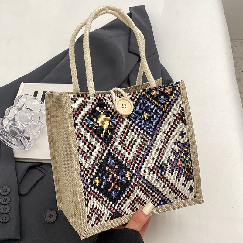 Artisan Textile Mini Tragetasche