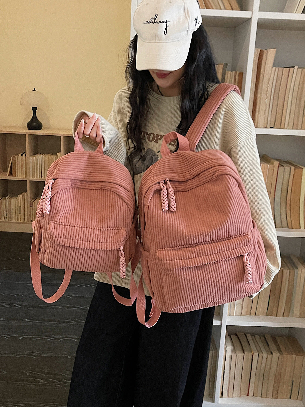 Corduroy Multifunktions-Rucksack Brehn