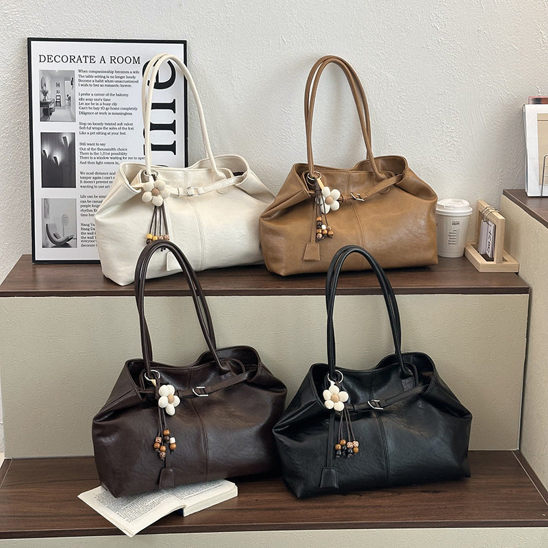 Geräumige Leder-Tote