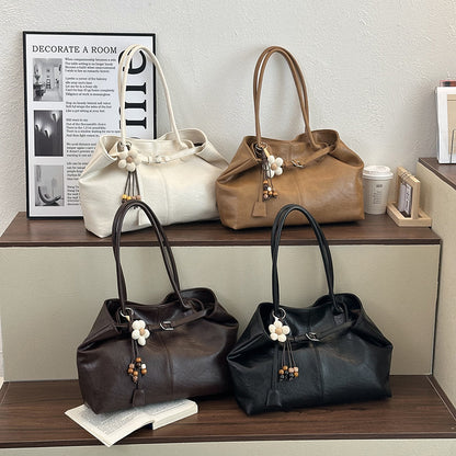 Geräumige Leder-Tote