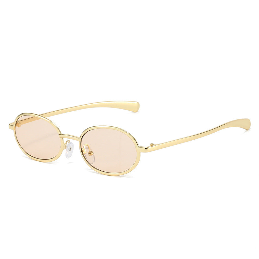 Stilvolle Retro-Oval-Sonnenbrille Brehn