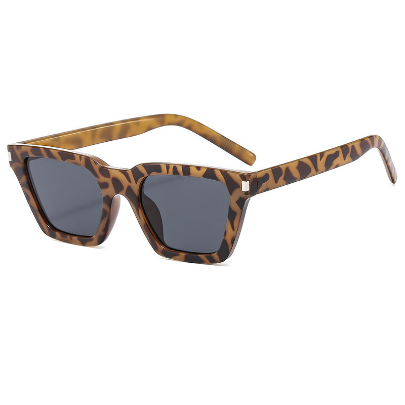 Damen Designer-Sonnenbrille mit extravaganten Leopardenmustern Brehn
