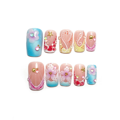Künstlerische Press-On Nagelkollektion