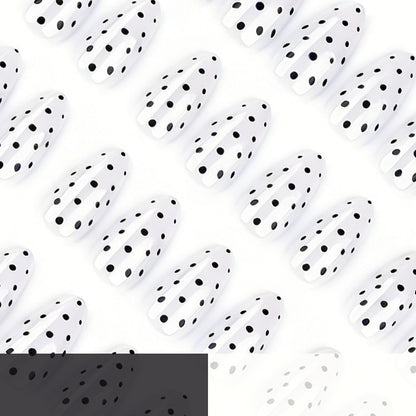 Elegante Polka Dot Press-On Nagelverstärkungen Brehn