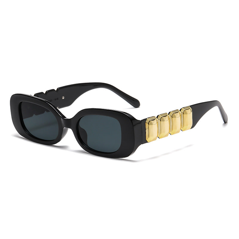 Damen modische Sonnenbrille mit glamourösem Rahmen Brehn