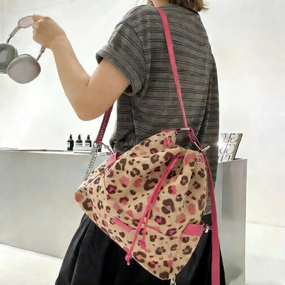 Stilvolle Zugband Eimer Tasche